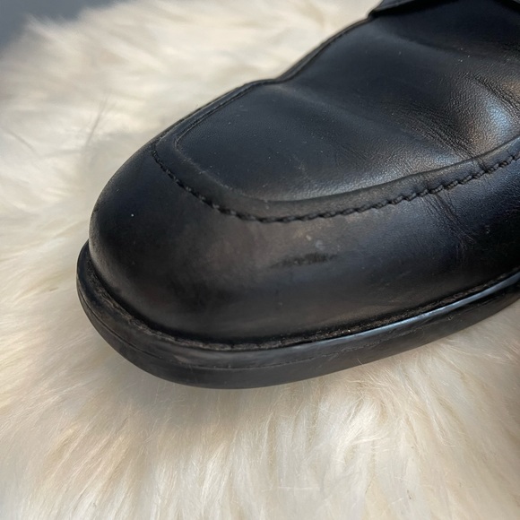 JOHNSTON MURPHY MADDOX MEN'S  BLACK LEATHER PENNY LOAFERS   XC4 SIZE 8 M - Picture 10 of 12